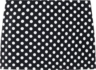 Mango Polka Dot Miniskirt in Black at Nordstrom, Size Small