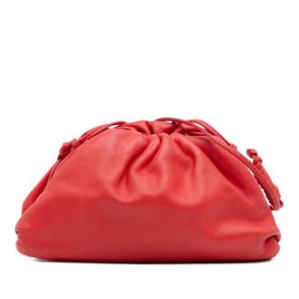 Bottega Veneta Pre-owned Bottega Veneta Lambskin The Mini Pouch Crossbody Ladies B09041460V