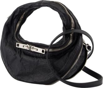 Alexander Wang Womens Crossbody Bag Black Calfskin