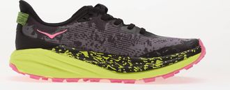 Hoka One One Womens Speedgoat 6 Trail Running Shoes In Black / Neon Hoka Citrus