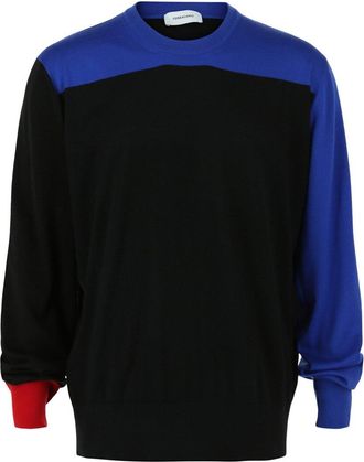Ferragamo Colorblock Cashmere Sweater