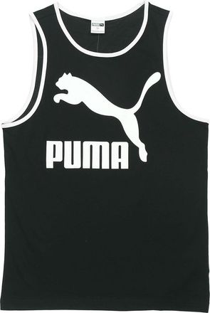 Puma Classics Logo Tank Black White 597456-01