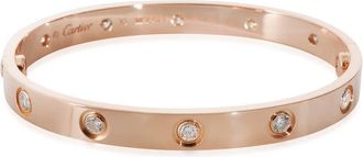 Cartier Pre-Owned Cartier Love Bracelet in 18k Rose Gold 0.96 CTW