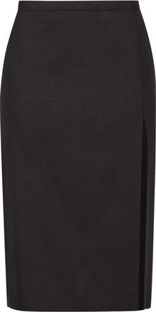 Philosophy di Lorenzo Serafini Blend Wollen Rok - Dames - Midirokken - Grijs - M - Wol - Rokken