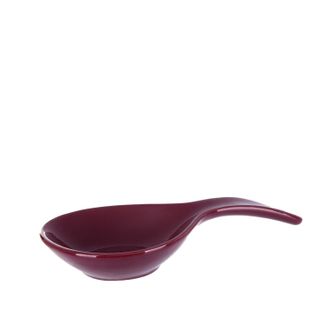KASANOVA Poggiamestolo Floral viola ceramica stoneware