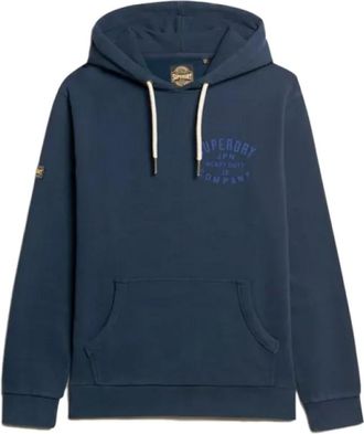 Superdry Hombre, Sudaderas, Azul, Talla: S