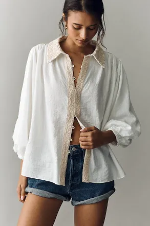 Mare Mare Embroidered Buttondown Shirt