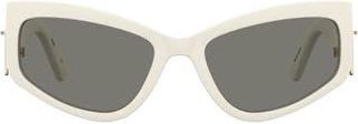 Moschino 59mm Cat Eye Sunglasses in Ivory at Nordstrom Rack