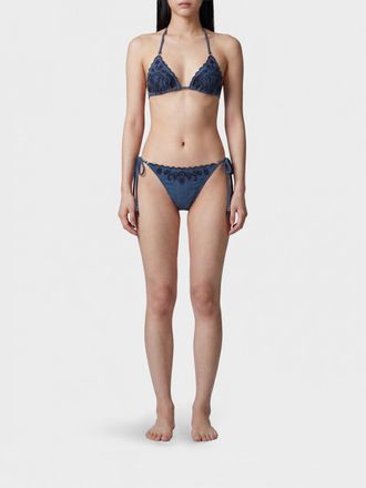 Zimmermann Bikini a triangolo in poliammide con dettagli ricamati