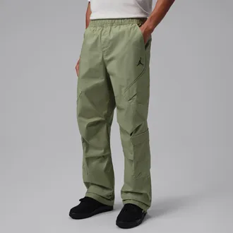 Nike Jordan Mens Jordan Flight Utility Pants in Green | HV0530-334