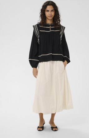 Saint Tropez Overhemd met lang mouwen RosaliaSZ Overhemd met lang mouwen Oversize fit