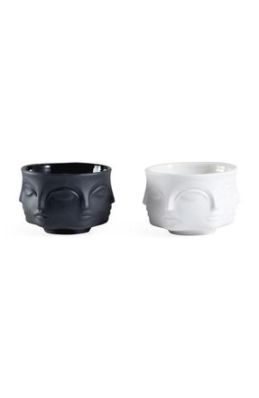 Jonathan Adler Muse Sel et Poivre Salt and Pepper Cellars in Black /White at Nordstrom