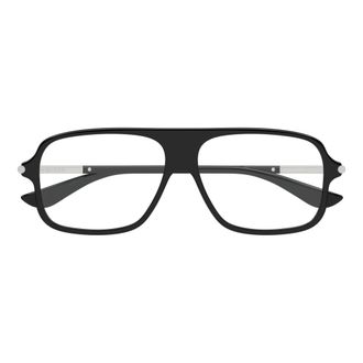 Alexander McQueen Optical Frame - unisex - Alexander McQueen - Glasses - Black - 57 MM - Accessories