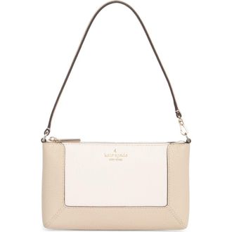 Kate Spade New York lena colorblock leather shoulder bag in Light Sand Multi at Nordstrom Rack