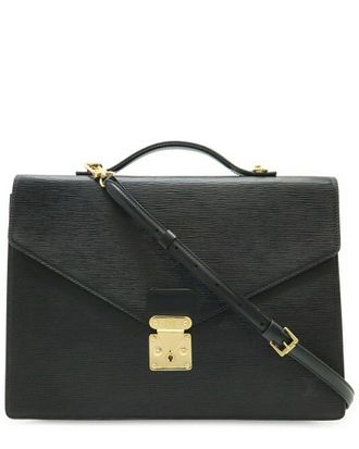 Louis Vuitton Black Epi Leather Business Bag (Authentic Pre-Loved)