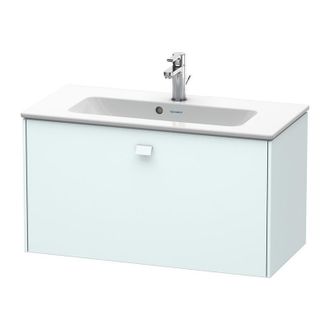 Duravit Duravit Brioso M&oacute;dulo Mural Compact 82,0 X 38,9 Cm, 1 Extra&iacute;ble, Para Lavabo Me By Starck 234283, Color (frente/cuerpo): Azul Claro Decoraci&oacute;n Mate, M