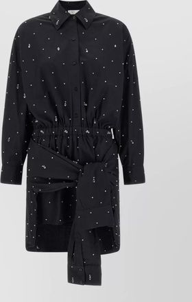 Giuseppe Di Morabito cotton double shirt mini dress