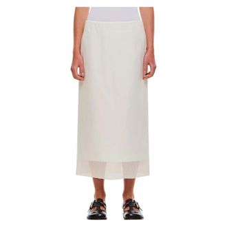 Sportmax Midi Skirts, female, White, XS, Midi Skirts