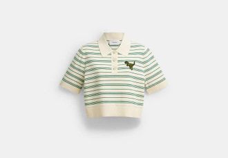 Coach Womens Rexy 10th Birthday Polo, Size Medium