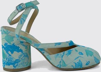 Maison Margiela Pump Tabi in camoscio stampa floreale