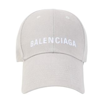 Balenciaga Gorra con Logo - Accessories - Mujer - Beige - S