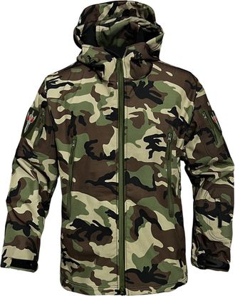 Generic Mens Coats Winter Men Hiking Jacket Windproof Jackets to Gathering Camouflage Coat for Everyday Wear Warm Coats Classic Jacket for Casual Outings Army
