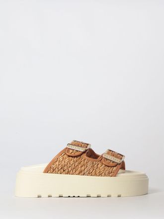 Casadei Sandalo platform Birky Suncity in misto poliestere intrecciato