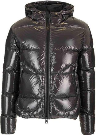 Herno Black glossy bomber
