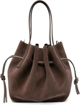 Yuzefi Scallop Mini Tote - female - Yuzefi - Bucket Bags - Brown - ONE SIZE - Bags