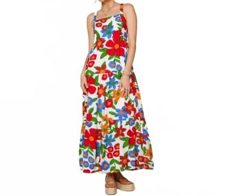 Skies Are Blue Clothing Paradise Falls Maxi Dress In Multi