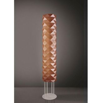 Linea Zero L&aacute;mpara Pie Base Mt Blanco Cm. 27 X 190 H En Metal