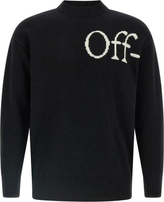 Off-white Dames, Truien, Zwart, Maat: 2XS Wol
