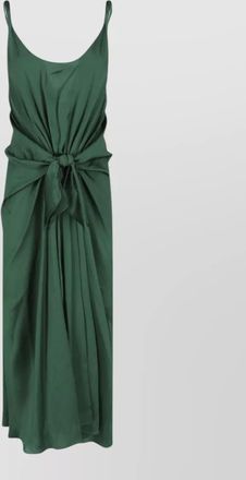 J.W.Anderson knee length dress bow draped scoop neckline