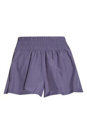 Free People FP Movement Get Your Flirt On Shorts in Graphite at Nordstrom, Size X-Small