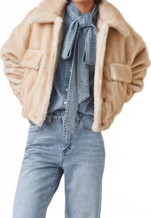 Suncoo Evan Jacket In Cream