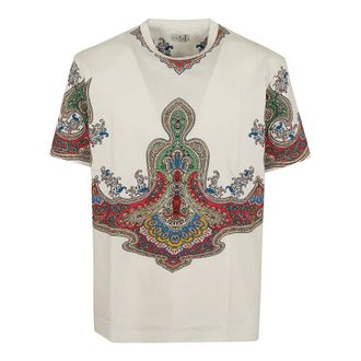 Etro Etro, T-Shirts, male, Multicolor, Size: L Cotton T-shirt