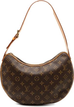 Louis Vuitton 2002 Monogram Croissant MM hobo bag - unisex - Fabric/Leather - One Size - Brown