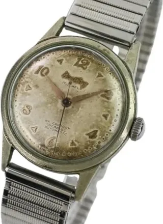 Breitling Pre-owned Watches, male, Gray, Size: ONE SIZE Pre-owned Stainless Steel Automatic Watch