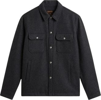 Woolrich Alaskan Padded Overshirt - - Jackets - Uomo - Nero - L