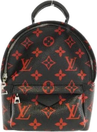 Louis Vuitton Pre-owned Palm Springs Monogram En Fl Backpack - Dames - Vintage Rugzakken - Zwart - ONE Size - Vintage