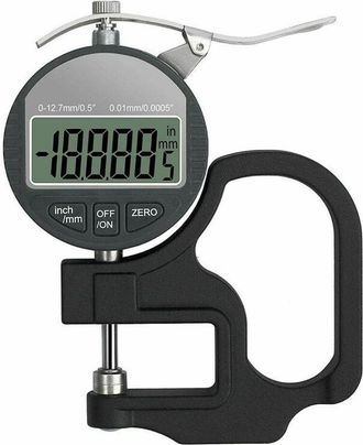 Trade Shop Trade Shop - Espesor De Micr&oacute;metro Digital Spixmeter 0-12.7 Mm Con Agarre