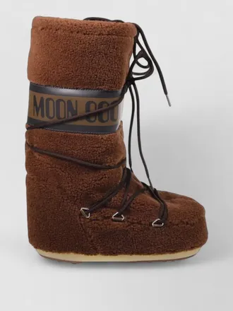 Moon Boot fleece knee-high snow boots