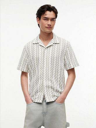 Tommy Hilfiger Regular Fit Textured Short Sleeve Shirt