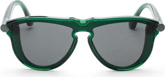 Burberry Dark Grey Pilot Mens Sunglasses BE4427F 410487 136
