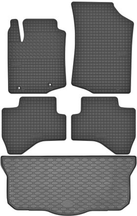 OEM Juego De Alfombrillas De Goma Para Coche Y Alfombrilla Para Maletero Para Citro&euml;n C1 Ii Hatchback (2014-2022)