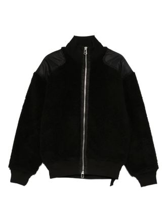 OAMC zip panelled peacemaker coat - Black