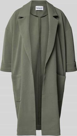 Pieces Relaxed Fit Cardigan mit 3/4-Arm Modell DAISY in Khaki, Gr&ouml;&szlig;e XL