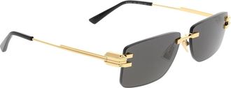 Bottega Veneta Zonnebril - unisex - Accessoires - Geel - Maat: ONE Size