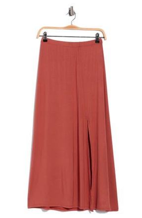Go Couture Front Split Maxi Skirt in Hazelnut at Nordstrom Rack, Size X-Large