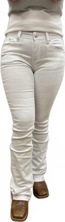 Grace in L.A. Womens Bootcut Jeans In White